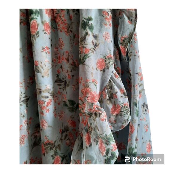 Dee Elly Acappella Mock Neck Ruffle Dress - Picture 3 of 4